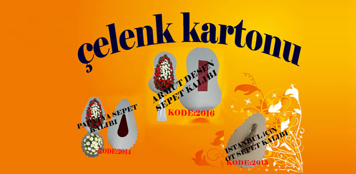 Çiçekçi Malzemesi - Çelenk Kartonu